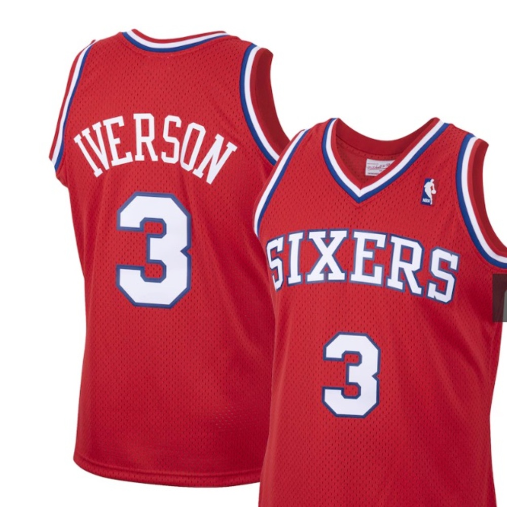 Mitchell & Ness Allen Iverson #3 Philadelphia 76ers 02-03 Hardwood Classics Jrsy